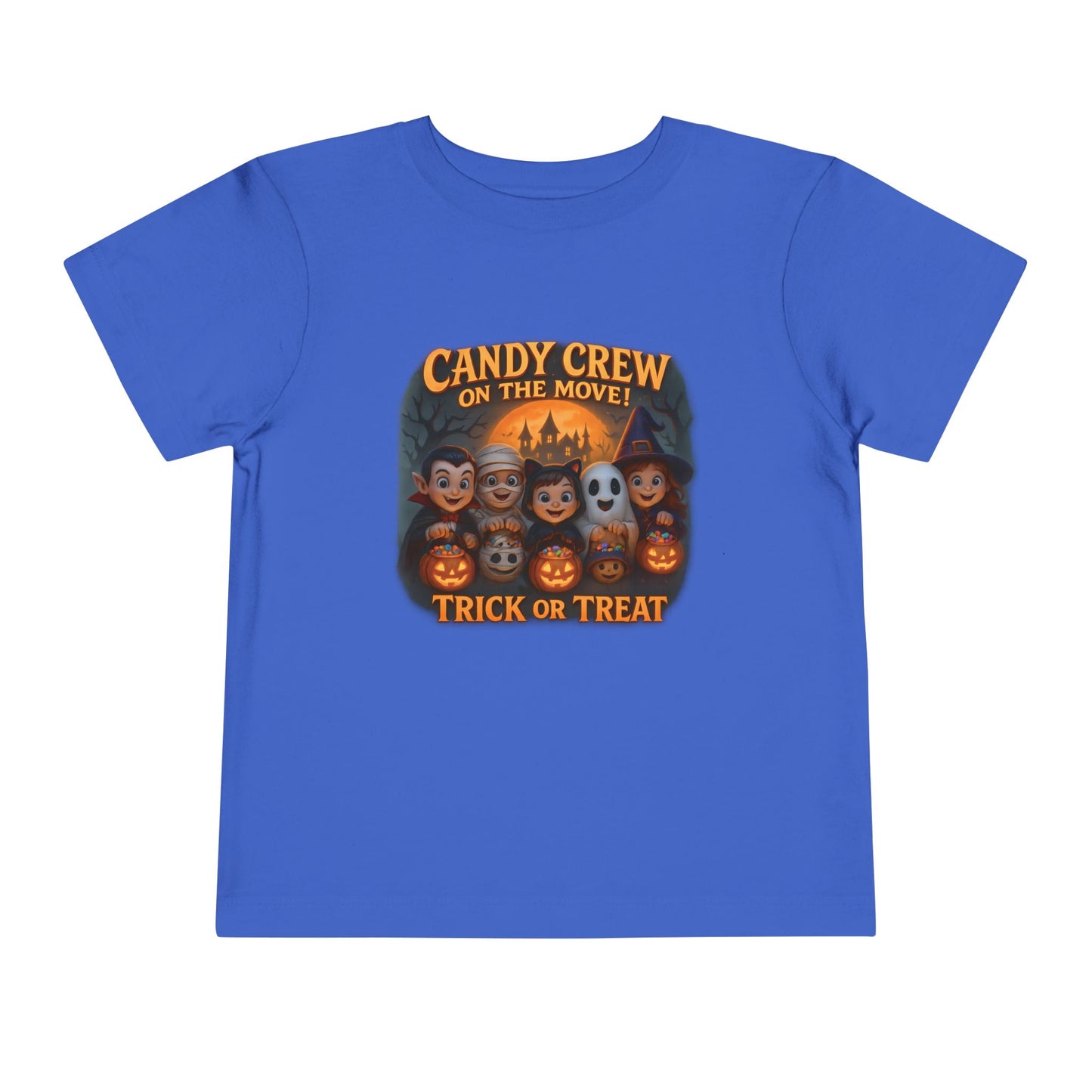 Toddler Short Sleeve Tee - Candy crew Design, Perfect for Halloween, Children's tee, Fun Child Tee, Spooky Party Wear, Toddler Gift