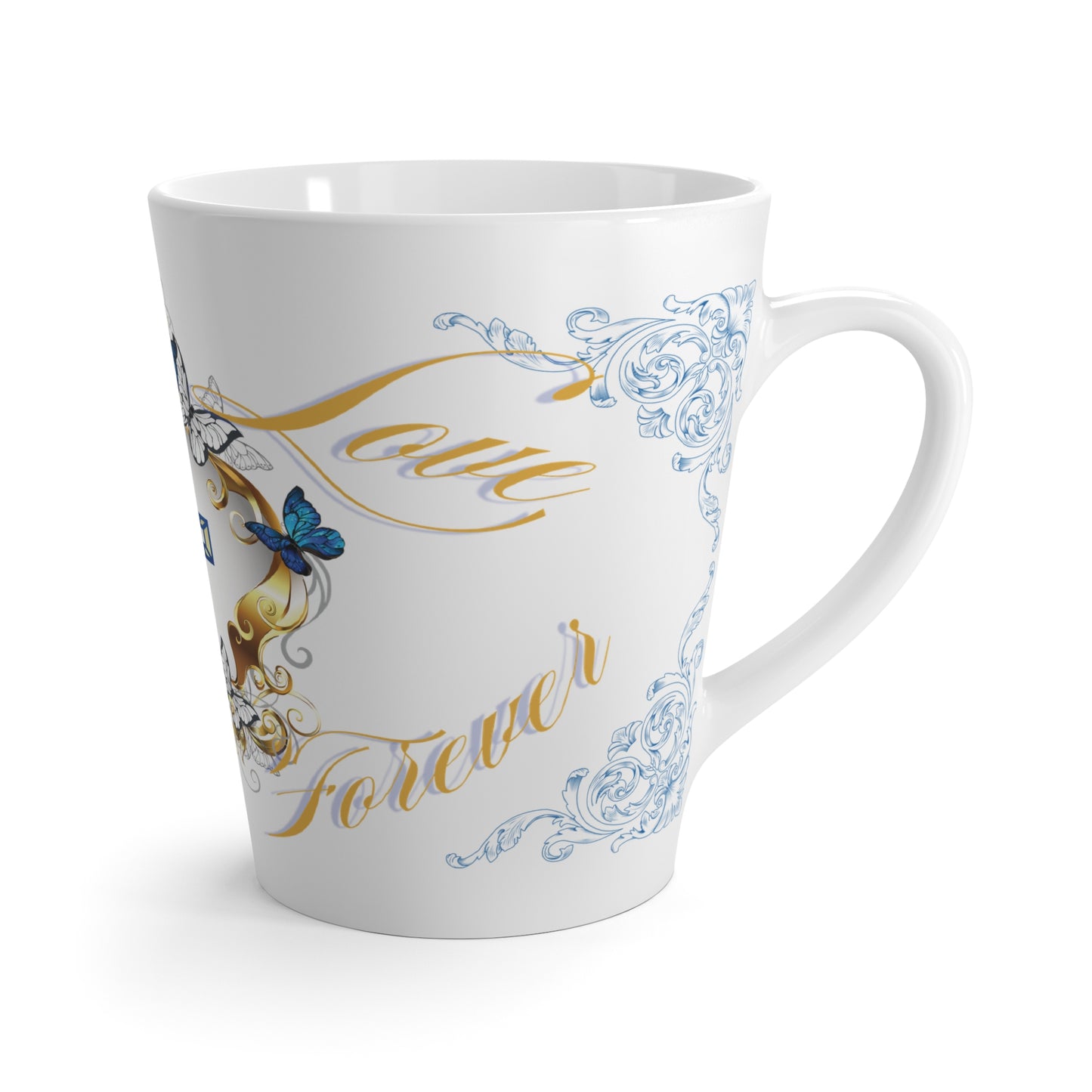 Latte/Coffee Mug ''His Love Endures Forever''