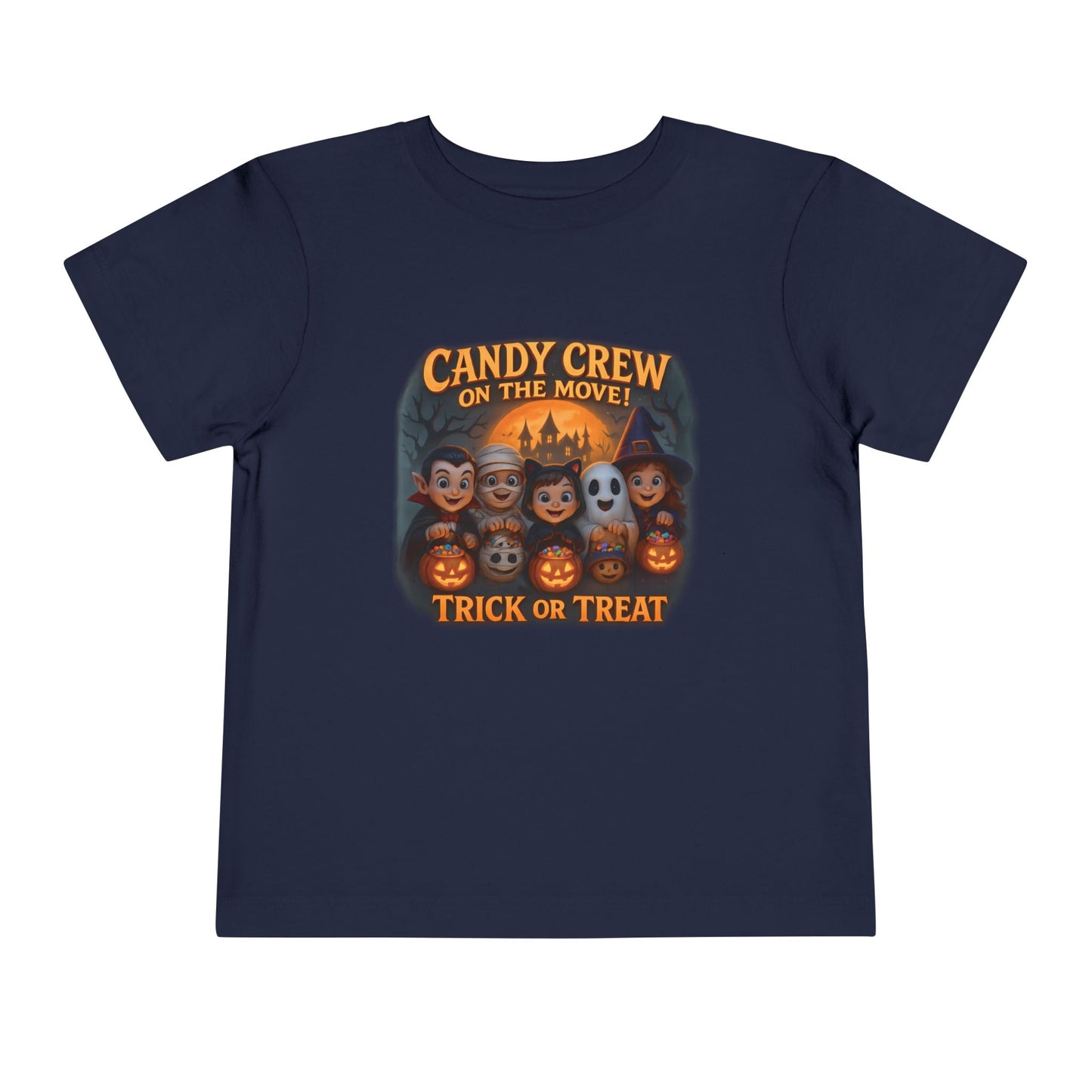 Toddler Short Sleeve Tee - Candy crew Design, Perfect for Halloween, Children's tee, Fun Child Tee, Spooky Party Wear, Toddler Gift