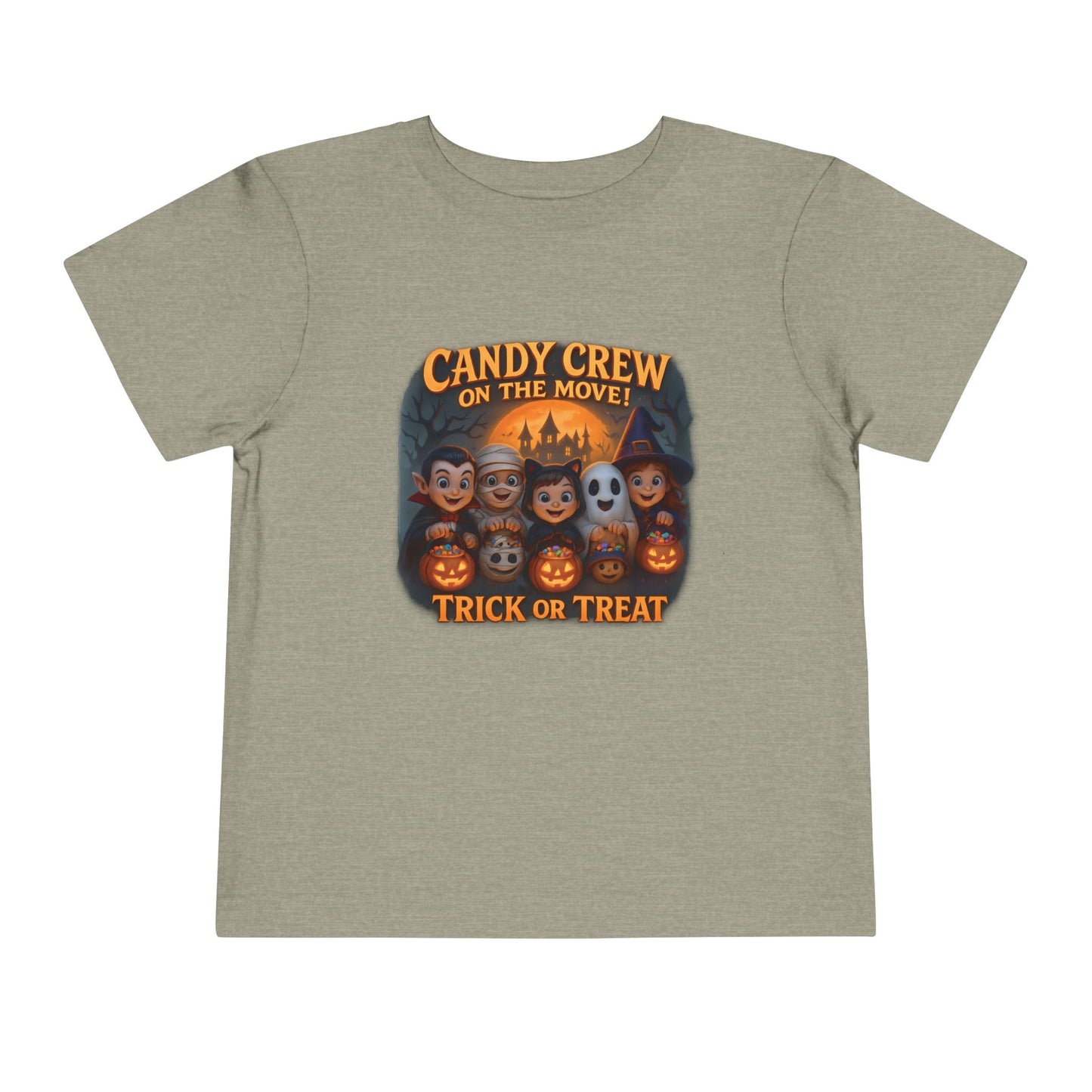 Toddler Short Sleeve Tee - Candy crew Design, Perfect for Halloween, Children's tee, Fun Child Tee, Spooky Party Wear, Toddler Gift