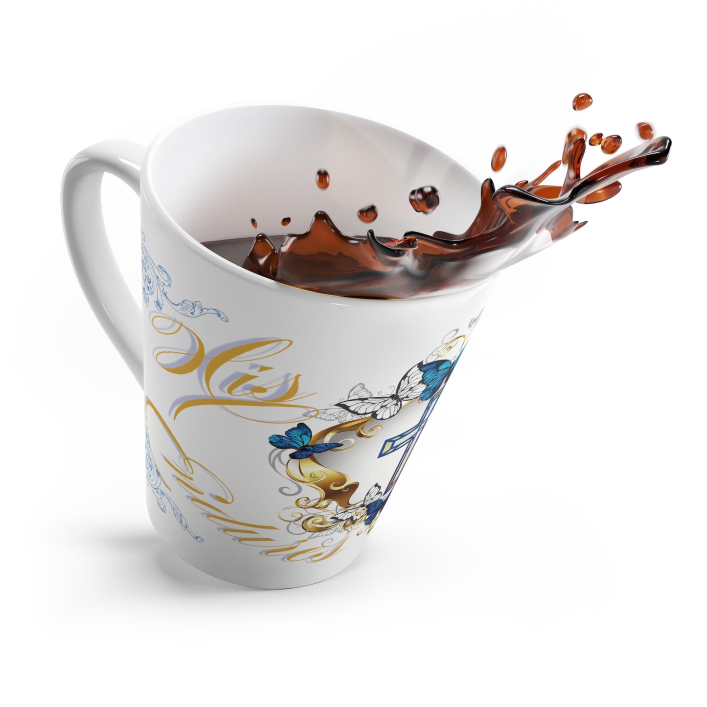 Latte/Coffee Mug ''His Love Endures Forever''