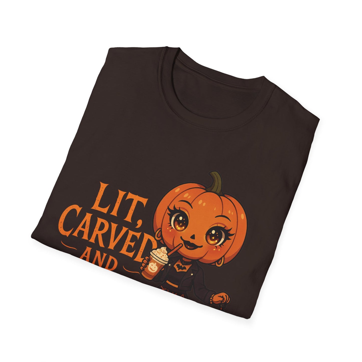 Pumpkin Diva Graphic Tee ''Lit, Carved and Killing it''