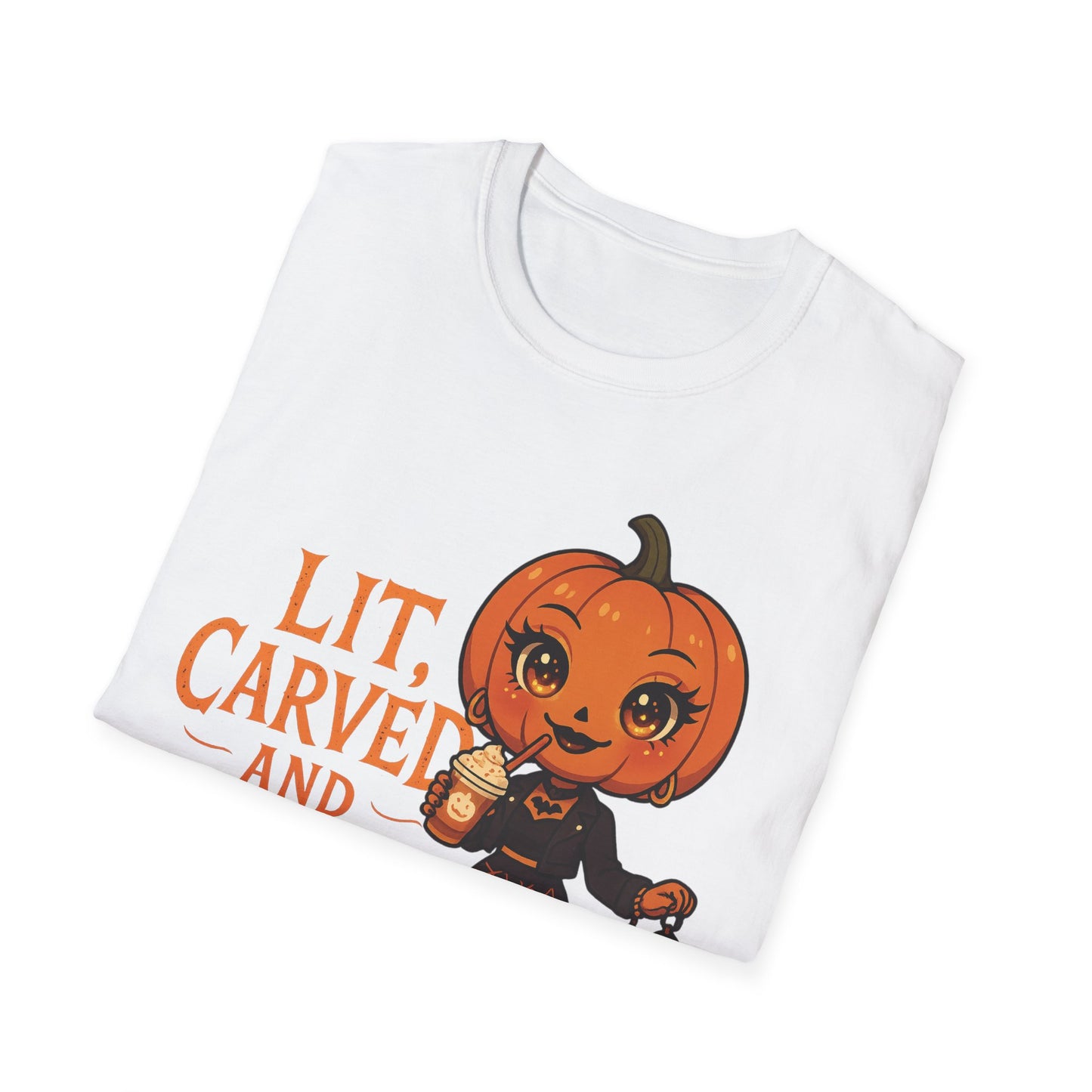 Pumpkin Diva Graphic Tee ''Lit, Carved and Killing it''