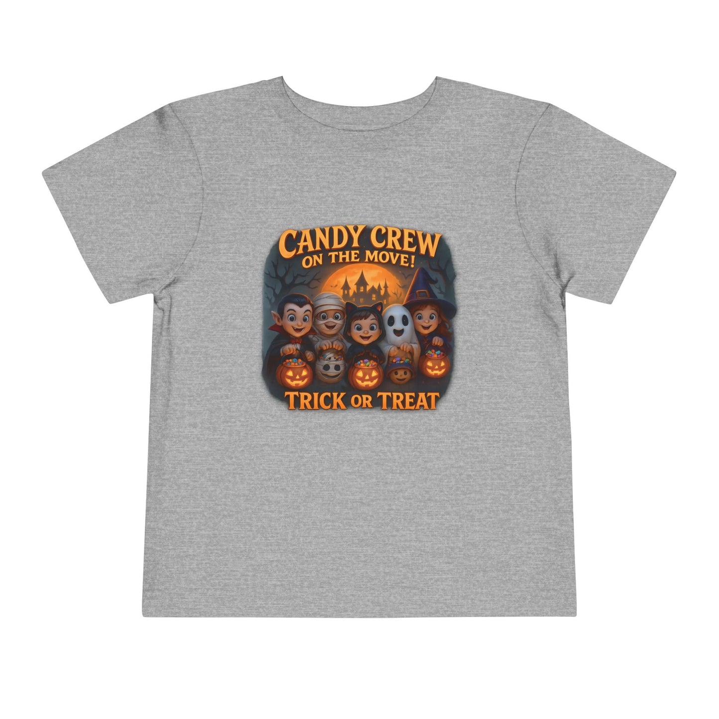 Toddler Short Sleeve Tee - Candy crew Design, Perfect for Halloween, Children's tee, Fun Child Tee, Spooky Party Wear, Toddler Gift