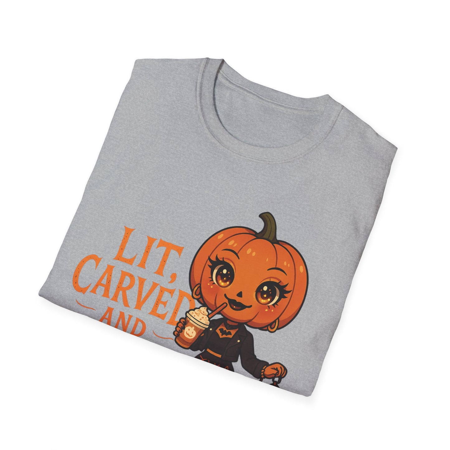 Pumpkin Diva Graphic Tee ''Lit, Carved and Killing it''